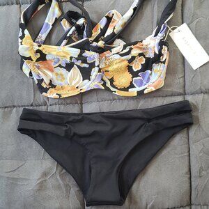 NWT l*space Bikini Set: Camellia Top & Estella Bottom Size Small